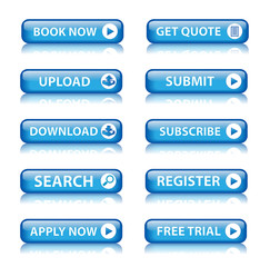 Web buttons (miscellaneous) (blue) x10