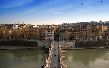 Ponte Sant'Angelo, Roma, Italia