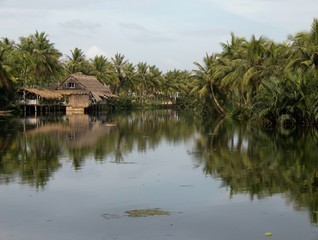 Obraz premium flusslandschaft bei Hoi An,Vietnam