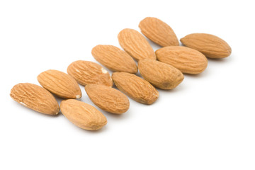 peeled almonds