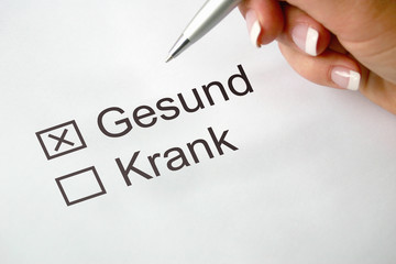 gesund und krank