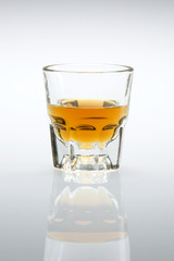 Whiskey shot vertical