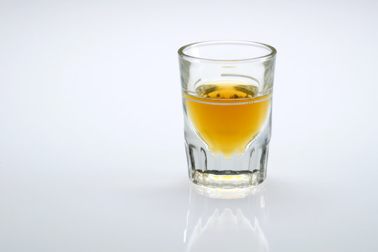 Whiskey shot horizontal