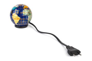 Globe and electrical cable