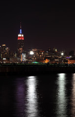 Fototapeta na wymiar Mid-town Manhattan Skyline