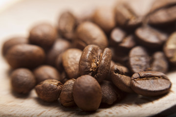 Coffee beans background