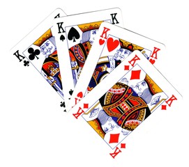 playing cards,  rpoker of king