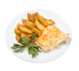 codfish with  potatoeses