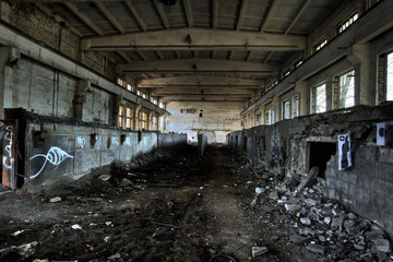 Empty industrial room