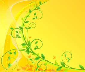 Floral background  vector