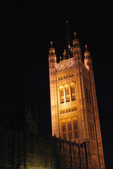 Fototapeta na wymiar Westminster Palace w nocy