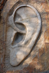 Stone ear, Lipnice village, Czech Republic