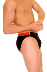 Athlete, swimmer torso