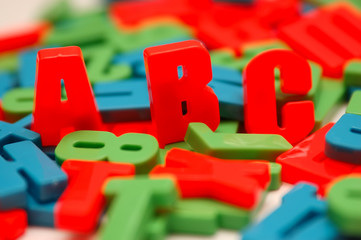 The multi-coloured alphabet