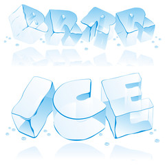 ice cube letters