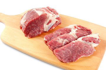 raw meat