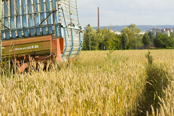 Getreide und Traktor Anhänger
