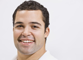 Obraz premium Attractive male head shot