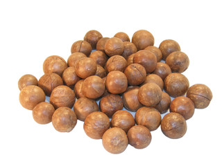nuts in plate