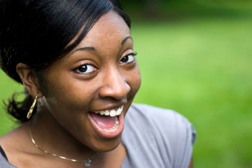 Happy Young Woman