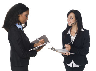 businesspeople - taking notes