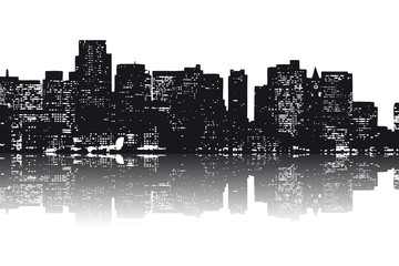 New York Skyline abstrakt