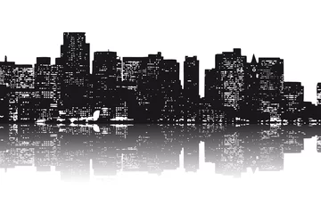 Fototapeten New York Skyline abstrakt © SG- design