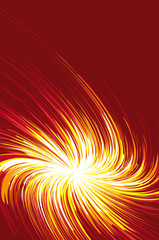 Obraz premium explosion of light with curved lines