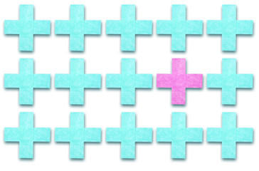 Obraz premium Pflasterkreuze