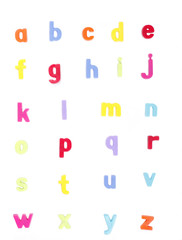 Alphabet, ABC, Colorful Set of Letters