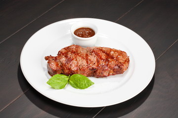Juicy beef steak