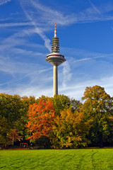 Obraz premium TV tower in Frankfurt am Main, Germany