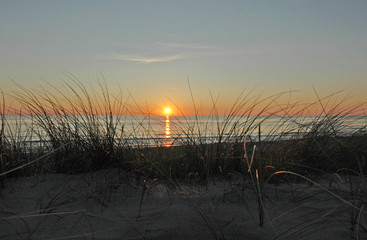 Sonnenuntergang an der Nordseeküste
