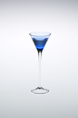 Blue cocktail centered