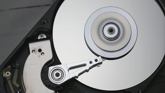 Hard disk drive spin up, initializing and stopping
