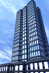 Modern Building, Front