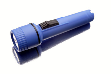 Flashlight isolated over white background