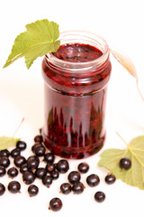 Marmelade.Schwarze Johannesbeeren