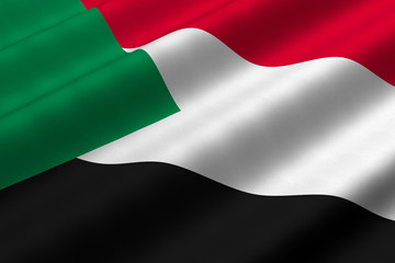 Obraz premium Sudanese Flag