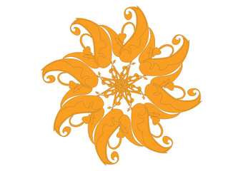 Designelement - Blüte