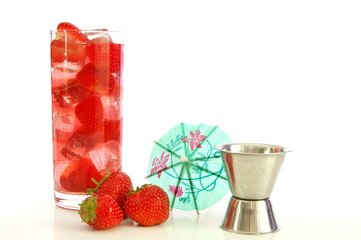 strawberry summer drink
