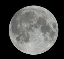Extremely High Resolution Photo of Moon Lunar Surface