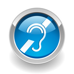 Deaf and hard hearing button