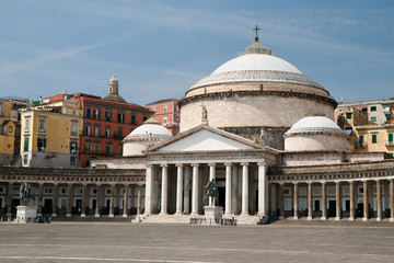 San Francesco di Paola / Neapel - obrazy, fototapety, plakaty