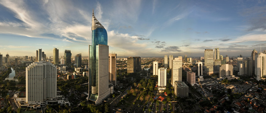 Jakarta City Skyline