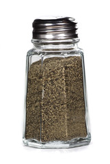 pepper shaker on white background