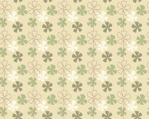 Retro flower pattern