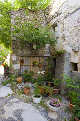 Fototapeta na wymiar Rougon, Provence, France