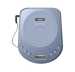 Portable CD player - Blue