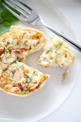 Delicious quiche